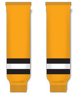 Modelline Providence Bruins Away Gold Knit Ice Hockey Socks