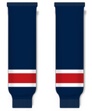 Modelline Regina Pats Away Navy Knit Ice Hockey Socks