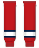 Modelline Tri-City Americans Away Red Knit Ice Hockey Socks