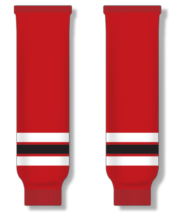 Modelline Guelph Storm Red Knit Ice Hockey Socks