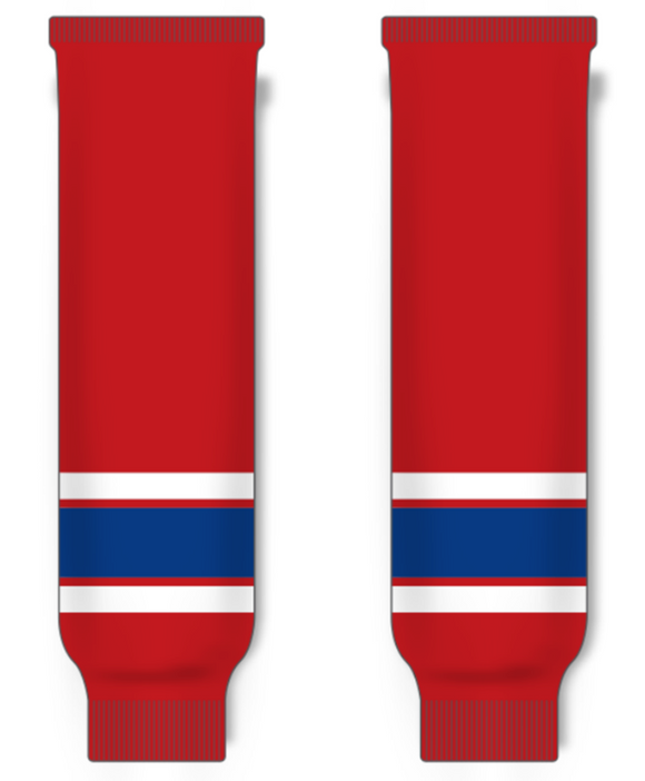 Modelline Rochester Americans Away Red Knit Ice Hockey Socks