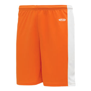 Athletic Knit (AK) LS9145-238 Orange/White Field Lacrosse Shorts