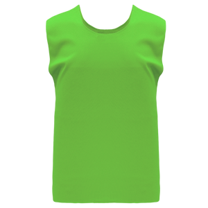 Athletic Knit (AK) SV100 Lime Green Hockey Practice Scrimmage Vest/Pinnie
