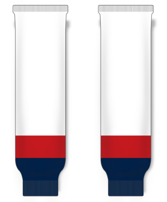 Modelline Windsor Spitfires White Knit Ice Hockey Socks