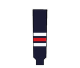 Modelline 2019 Winnipeg Jets Heritage Classic Navy/White/Red Knit Ice Hockey Socks