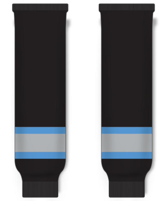 Modelline Winnipeg Ice Black Knit Ice Hockey Socks