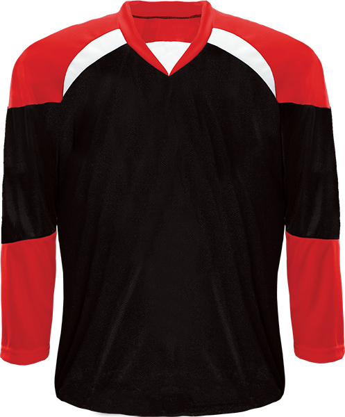 Kobe XJ5 Black/Red/White Midweight League Hockey Jersey