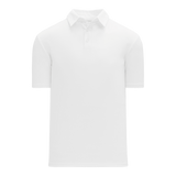 Athletic Knit (AK) A1810M-000 Mens White Short Sleeve Polo Shirt