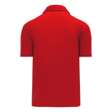 Athletic Knit (AK) A1810M-005 Mens Red Short Sleeve Polo Shirt