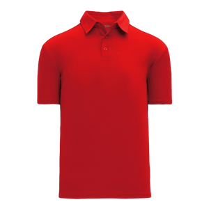 Athletic Knit (AK) A1810M-005 Mens Red Short Sleeve Polo Shirt