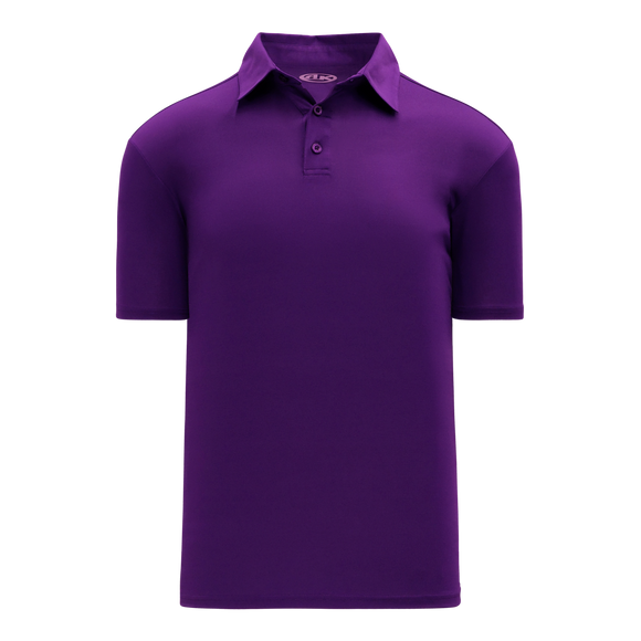 Athletic Knit (AK) A1810L-010 Ladies Purple Short Sleeve Polo Shirt