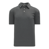 Athletic Knit (AK) A1810M-021 Mens Charcoal Grey Short Sleeve Polo Shirt