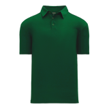 Athletic Knit (AK) A1810L-029 Ladies Dark Green Short Sleeve Polo Shirt