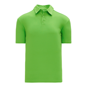 Athletic Knit (AK) A1810M-031 Mens Lime Green Short Sleeve Polo Shirt