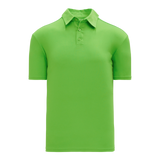 Athletic Knit (AK) A1810L-031 Ladies Lime Green Short Sleeve Polo Shirt
