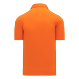 Athletic Knit (AK) A1810L-064 Ladies Orange Short Sleeve Polo Shirt
