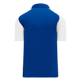 Athletic Knit (AK) A1815A-206 Adult Royal Blue/White Short Sleeve Polo Shirt