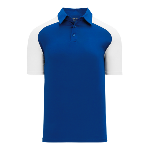 Athletic Knit (AK) A1815Y-206 Youth Royal Blue/White Short Sleeve Polo Shirt
