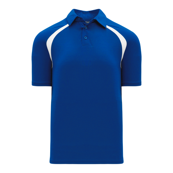 Athletic Knit (AK) A1820Y-206 Youth Royal Blue/White Short Sleeve Polo Shirt