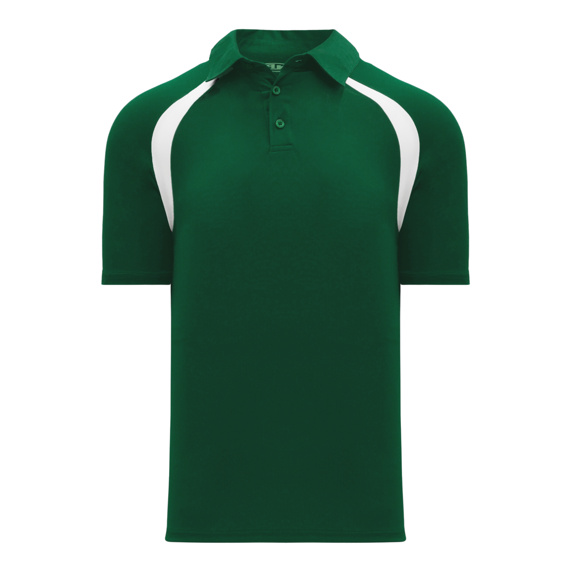Athletic Knit (AK) A1820Y-260 Youth Dark Green/White Short Sleeve Polo ...