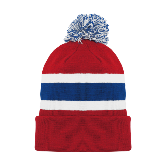 Athletic Knit (AK) A1830Y-308 Youth Montreal Red Hockey Toque/Beanie