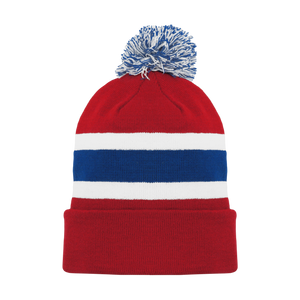 Athletic Knit (AK) A1830A-308 Adult Montreal Red Hockey Toque/Beanie