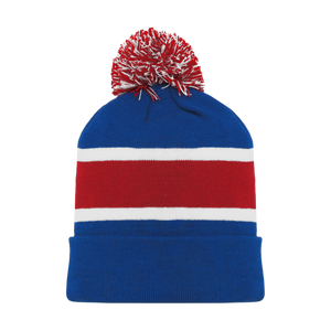 Athletic Knit (AK) A1830Y-812 Youth New York Rangers Royal Blue Hockey Toque/Beanie