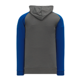 Athletic Knit (AK) A1840A-932 Adult Heather Charcoal/Royal Blue Apparel Sweatshirt