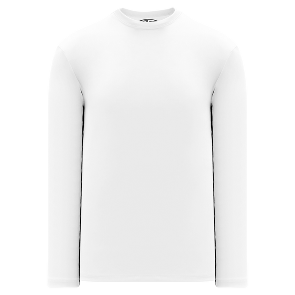 Athletic Knit (AK) V1900-000 White Long Sleeve Volleyball Shirt