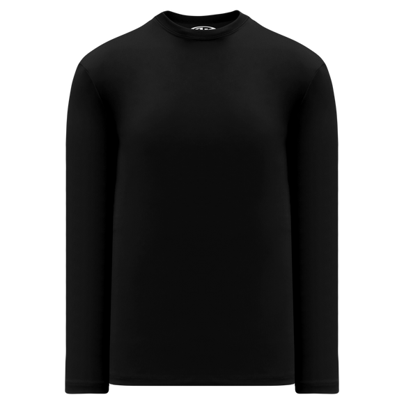 Athletic Knit (AK) V1900-001 Black Long Sleeve Volleyball Shirt