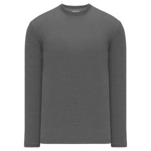 Athletic Knit (AK) V1900-021 Heather Charcoal Grey Long Sleeve Volleyball Shirt