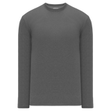 Athletic Knit (AK) V1900-021 Heather Charcoal Grey Long Sleeve Volleyball Shirt