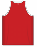 Athletic Knit (AK) B1325L-208 Ladies Red/White League Basketball Jersey