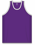 Athletic Knit (AK) B1325Y-220 Youth Purple/White League Basketball Jersey