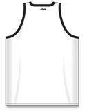 Athletic Knit (AK) B1325M-222 Mens White/Black League Basketball Jersey