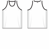 Athletic Knit (AK) B1325L-222 Ladies White/Black League Basketball Jersey