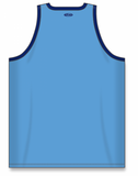 Athletic Knit (AK) B1325L-232 Ladies Sky Blue/Navy League Basketball Jersey