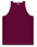 Athletic Knit (AK) B1325M-233 Mens Maroon/White League Basketball Jersey