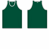 Athletic Knit (AK) B1325L-260 Ladies Dark Green/White League Basketball Jersey