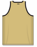 Athletic Knit (AK) B1325M-282 Mens Vegas Gold/Black League Basketball Jersey