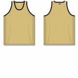 Athletic Knit (AK) B1325L-282 Ladies Vegas Gold/Black League Basketball Jersey