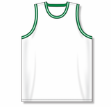 Athletic Knit (AK) B1710A-211 Adult Boston Celtics White Pro Basketball Jersey