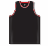 Athletic Knit (AK) B1710A-348 Adult Chicago Bulls Black Pro Basketball Jersey