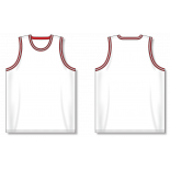 Athletic Knit (AK) B1710A-415 Adult Chicago Bulls White Pro Basketball Jersey