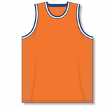 Athletic Knit (AK) B1710A-486 Adult New York Knicks Orange Pro Basketball Jersey