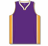Athletic Knit (AK) B1715Y-441 Youth LA Lakers Purple Pro Basketball Jersey