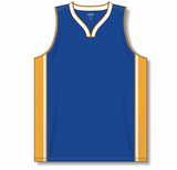 Athletic Knit (AK) B1715A-447 Adult Golden State Warriors Royal Blue Pro Basketball Jersey