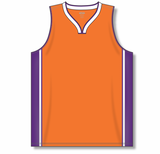 Athletic Knit (AK) B1715Y-477 Youth Phoenix Suns Orange Pro Basketball Jersey