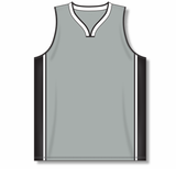 Athletic Knit (AK) B1715Y-973 Youth San Antonio Spurs Grey Pro Basketball Jersey