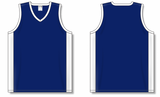 Athletic Knit (AK) B2115M-216 Mens Navy/White Pro Basketball Jersey